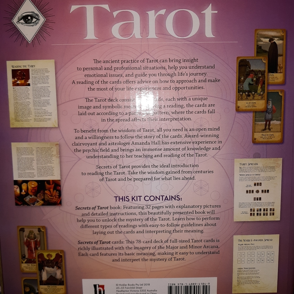 🆕️TODAY ONLY☯️Secrets Of The Tarot Book & Cards - Picture 7 of 7